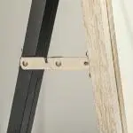 Fullängdsspegel med MDF-ram och Splittersäker Film, Naturligt Trä, 162,6x53,3 cm