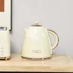 Vattenkokare 2200 W med Utsiktsfönster, Filter och Snabbkokning, Beige