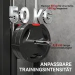 Roddmaskin för Träning och Väggmonterad Fitnessmaskin för Hemmagym Hållbar och Stabil Svart Stål för Styrka och Motion och Träning