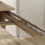 Utdragbart Matbord 180-260 cm för 6-10 Personer i Trä