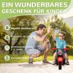 Elektrisk Fyrhjuling Miniquad Blå av Metall och Plast för Barn från 18 Månader Elbil med LED och Horn