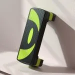 Aerobic Stepper Stegbräda Höjdjusterbar Grön av Plast för Fitness och Hemmaträning Motionscykel med 3 Nivåer 10-20 cm