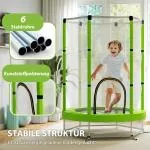 Barnstudsmatta med Skyddsnät för Inomhus- och Utomhusbruk, 3-6 År, Grön