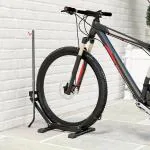 Cykelställ i Stål med 80 mm Däckbredd, Svart, 75x41x81 cm