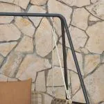 Hängstolsram Stativ Svart av Stål för Inomhus och Utomhusbruk Stabilt Stativ för Hängande Stolar Lastkapacitet upp till 150 kg 178 x 143 x 180 cm