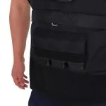 Viktväst 20 Kg Justerbar Träningsväst för Styrketräning och Fitness Oxford Svart 36 X 52 Cm
