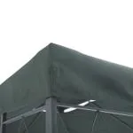 Ersättningstak till Paviljong, Vattenavvisande Takduk i Polyester, Ger nytt liv åt din Trädgårdspaviljong, Mörkgrå, 3 x 4 m
