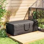 Förvaringsväska Bärväska Svart av 600D Oxford Tyg för Camping och Resor Vattentät med UV-Skydd 840 l 175 x 80 x 60 cm