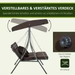 Trädgårdsskåp Utrustningsskåp Mörkgrå av Gran för Trädgård och Förvaring med Dubbeldörr och 2 Fack Väderbeständigt 74 x 43 x 88 cm