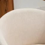 Matsalsstolar 2-pack Prisvärd Beige Tyg för Kök och Matsal i Skandinavisk Design med Ben i Trä Hållbar Modell Upp till 150 kg